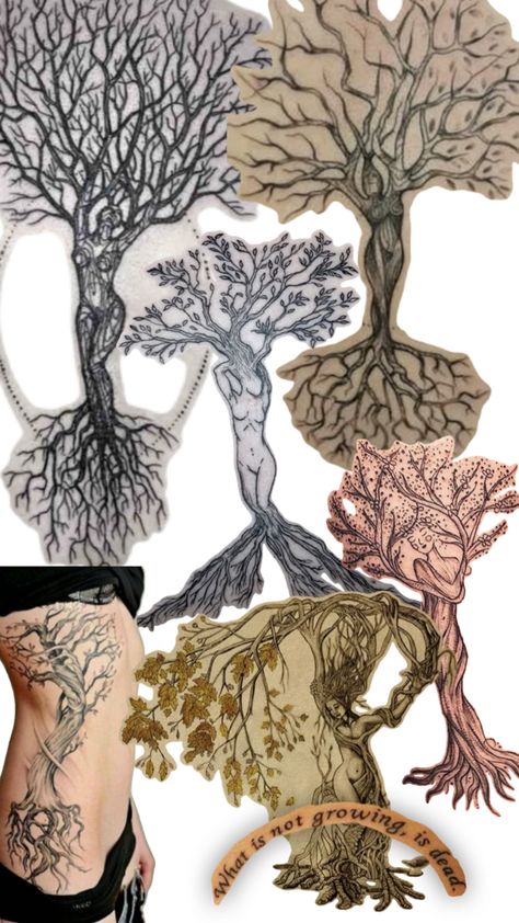 Tree lady tattoo Tree Tattoo Back, Big Tree, Tree Tattoo, Tattoo Inspo, Back Tattoo, Tatting, Tattoos, Skin