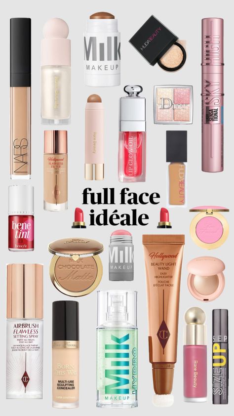 #fullface#shuffles#pinterest#maquillage#sephora🌷🎀✨ Makeup Sephora, Full Face Makeup, Makeup Items, Makeup Essentials, Full Face, Makeup Collection, Sephora, Face Makeup, Make Up