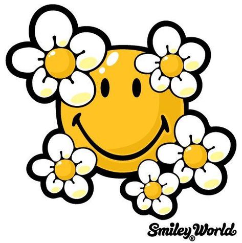 Flower Smiley Face Wallpaper, Flower Smiley Face, Flower Smiley, Emoticon Faces, Smiley Happy, Cartoon Flower, Clip Art Library, Smiley Emoji, Cartoon Flowers