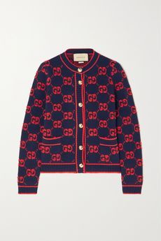 Gucci Sweater Women, Gucci Pullover, Cardigan Gucci, Gucci Cardigan, Gucci Sweater, Jacquard Cardigan, Gucci Outfits, Embroidered Wool, Sweater Style