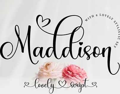 Check out new work on my @Behance profile: "Free Maddison Lovely Script Font" http://be.net/gallery/135361577/Free-Maddison-Lovely-Script-Font Fonio, Font Guide, Best Script Fonts, Handwritten Quotes, Beautiful Lettering, Doodle Ideas, Photography Watermark, Cherry Blossom Background, Cute Fonts