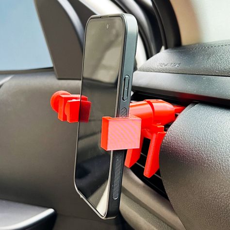 Here is Phone Clamp Car holder, Download and 3d print it yourself now https://than.gs/m/1146013 Car Holder, 3d Print, 3d Printing, Quick Saves