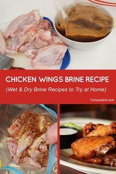 How To Brine Chicken Wings, Turkey Wing Brine, Brine For Turkey Wings, Brining Chicken Wings, Fried Chicken Brine Recipe, Marinating Chicken Wings, Chicken Wing Brine Recipes, Chicken Thigh Brine Recipe, Wing Brine Recipe