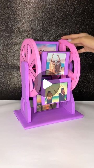 Diy Ferris Wheel, Diy Bff, Room Box Miniatures, Highschool Aesthetic, Art Garden, Garden Art Diy, Room Box, Cute Diys, Homecoming Proposal