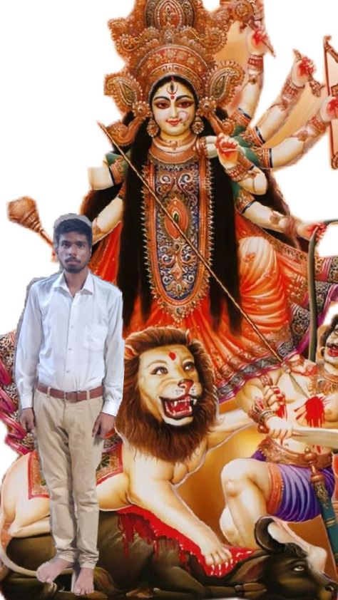 ankur yadav Jay Maa Durga, Mahishasura Mardini, Jay Mata Di, Moola Mantra, Lord Durga, Durga Ma, Maa Durga Photo, Durga Ji, Blur Background In Photoshop