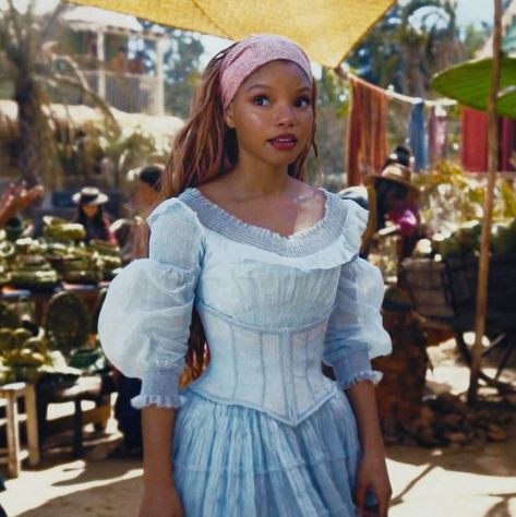 Halle Bailey Ariel Costume, The Little Mermaid Halle Bailey, The Little Mermaid Halloween Costume, Halle Ariel, Ariel Live Action, Ariel Halle Bailey, Ariel Icon, Black Ariel, Halle Bailey Little Mermaid