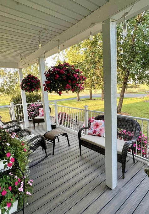 Florida Patio, Lanai Porch, Painted Patio, Bedroom Patio, Porch Patio, Porch, Sweet Home, Dream House, Florida