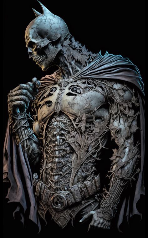 The Crow Art, Zombie Batman, Zombie Artwork, Spiderman Wolverine, Bane Batman, Creepy Zombie, Zombie Drawings, Batman Drawing, Batman Armor