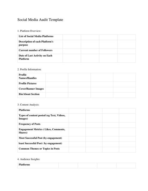 Are you looking to keep track of your social media presence? With our Social Media Audit Template, it's easier than ever! Make sure your content is up to date, track your analytics, and easily monitor your progress. Get the best results from your social media campaigns with our easy-to-use template. #SocialMediaAudit #Template #Analysis #DataMining #Marketing #SocialMediaMarketing Social Media Goals Template, Social Media Audit Template Free, Social Media Audit Template, Graphic Moodboard, Social Media Planner Template, Social Media Audit, Social Media Analysis, Social Media Strategy Template, Media Analysis