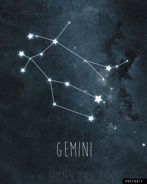 Gemini Constellation Art, Watercolor Zodiac, Gemini Wallpaper, Night Sky Wall, Stars Decor, Leo Constellation Tattoo, Gemini Star, Gemini Art, Gemini Constellation