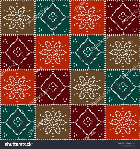 Seamless Beautiful Colourful Bandhani Knit Pattern Stock Illustration 2249357923 | Shutterstock Bandhani Design, Laces Design, Bandhani Pattern, Digital Print Textiles, Kashmiri Work, Abstract Art Paintings Acrylics, Shibori Pattern, Shutter Stock, Allover Design