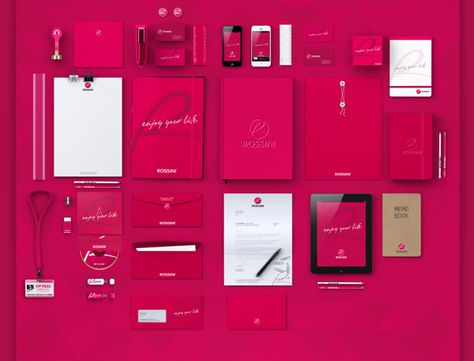 Kit. Magenta Branding, Best Logos Ever, Corporate Id, Stationary Branding, Identity Design Inspiration, Identity Branding, Collateral Design, Corporate Identity Design, Products Design