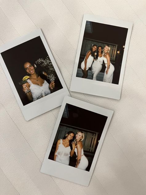 Bachelorette Polaroid, Polaroid Party, Classical Garden, Wedding Polaroid, Polaroid Wedding, Bride Diy, Blonde Bride, Instax Photos, Wedding Morning