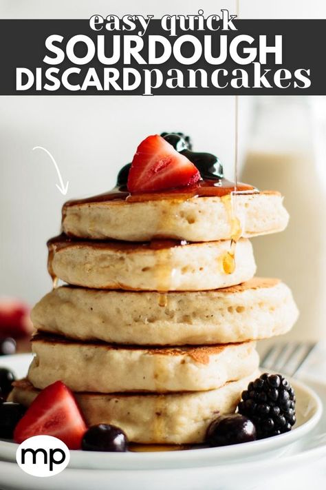 Sourdough Discard Pancakes. Egg Free Sourdough Pancakes, Vegan Sourdough Discard Pancakes, Sourdough Discard Pancakes No Eggs, Vegan Sourdough Pancakes, Sourdough Discard Pancakes, Discard Pancakes, Using Sourdough Discard, Sourdough Breakfast, Sourdough Pancakes Recipe