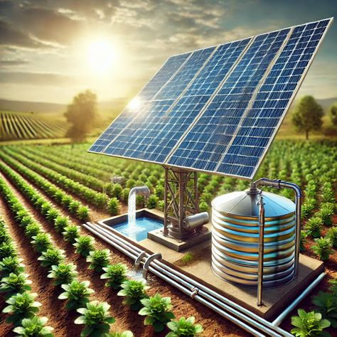 How to Design a Solar-Powered Water Pump System for Agricultural Applications Solar Still Water Purification, Solar Still, Solar Powered Water Pump, Water Pump System, Solar Pump, Vege Garden, Solar Power Station, Modern Agriculture, Solar Water Pump