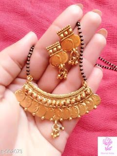 Gold Mangalsutra Designs Latest, Mangalsutra Designs Latest, Fancy Mangalsutra, Mangalsutra Set, Ethnic Gowns, Black Beads Mangalsutra Design, Mangalsutra Design, Black Beads Mangalsutra, Antique Jewellery Designs