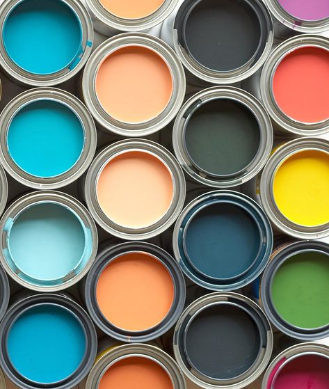 paint-cans-e566c378 Paint Storage Ideas, Simple Paint, Mason Jar Storage, Up Painting, Acrylic Containers, Different Types Of Painting, Paint Tools, Paint Your House, Spray Paint Cans