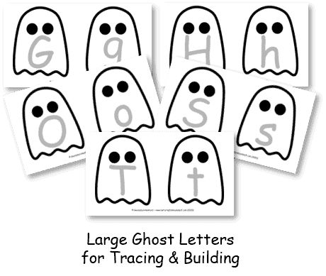 Ghosts Preschool Activities, Learning Activities For Preschoolers, Prek Homeschool, Ghost Letters, Grid Game, Preschool Math Games, Holiday Worksheets, Numbers Counting, Easter Templates