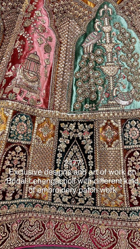 Double Dupatta, Princess Blouse, Bride Lehenga, Shadi Dress, Mukesh Work, Embroidery Diamond, Dori Embroidery, Fancy Embroidery, Mughal Art Paintings