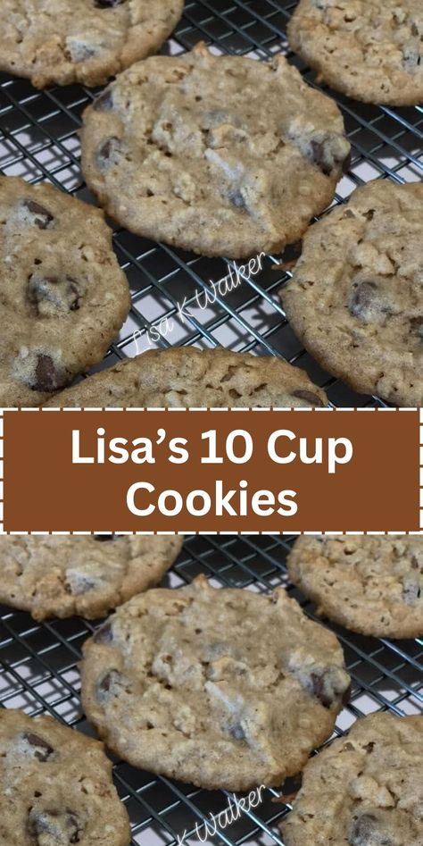 10 Cup Cookies, Cup Cookies, Quick Cookies, Salted Caramel Cookies, Desserts Ideas, Lisa S, Caramel Cookies, Almond Cookies, My Food