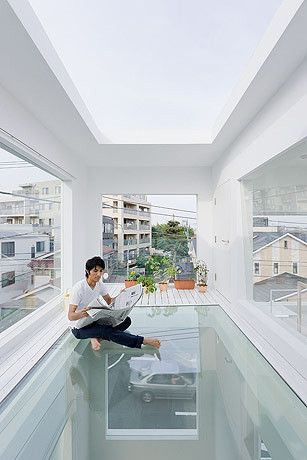 Sou Fujimoto House, Mini Loft, Sou Fujimoto, Japan Architecture, Glass Floor, Minimalism Interior, Glass House, 인테리어 디자인, Architecture Photography