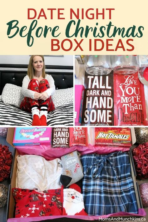 Looking for unique DIY Christmas gifts for your special someone while spending the festive season apart? This Date Night Before Christmas Box is a great way to show your love and appreciation for Him or Her! Night Before Christmas Box Ideas, Unique Diy Christmas Gifts, Christmas Box Ideas, Appreciation For Him, Night Before Christmas Box, Christmas Date Night, Unique Christmas Gifts Diy, Xmas Eve Boxes, Free Thanksgiving Printables