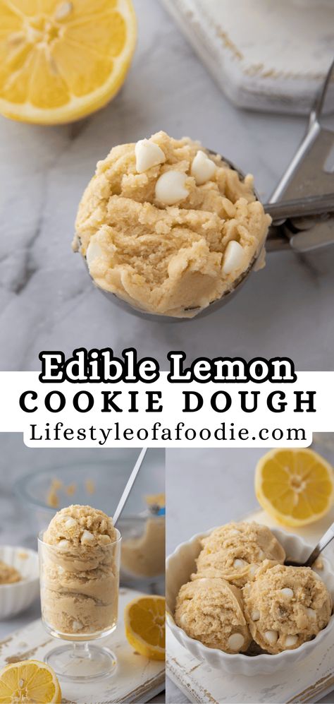 This edible lemon cookie dough is made entirely of safe, ready-to-eat ingredients and is bursting with lemon flavor. Edible Cookie Dough Flavors, Lemon Cookie Dough, Cookie Dough Flavors, Spa Plan, Edible Sugar Cookie Dough, Business Math, Protein Powder Cookies, Edible Cookie Dough Recipe, Lemon Cookie