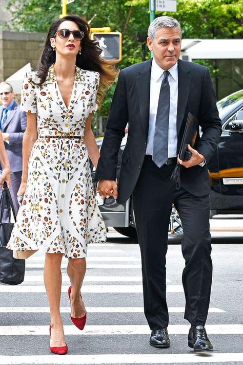 Amal Alamuddin, Whimsical Dress, Clueless Outfits, Design Moda, Amal Clooney, Chic Skirts, Ageless Style, George Clooney, Couture Gowns