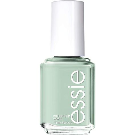 AmazonSmile: essie Nail Polish, Glossy Shine Finish, Mint Candy Apple, 0.46 fl. oz.: Beauty Ocean Blue Nails, Bright Blue Nails, Nail Color Combinations, Light Blue Nail Polish, Chrome Nail Polish, Essie Nail Colors, Teal Nails, Metallic Nail Polish, Light Blue Nails