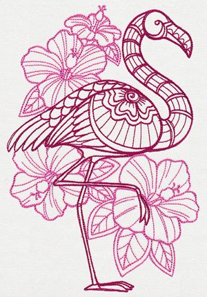 Flamingo Tattoos, Flamingo Head, Flamingo Tattoo, Pink Birds, Flamingo Design, Flamingo Decor, Urban Threads, Flamingo Art, Soyut Sanat Tabloları