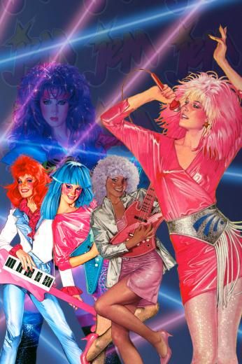 [50+] Jem and the Holograms Wallpaper on WallpaperSafari 80s Cartoon Shows, Best 80s Cartoons, 80s Characters, Female Cartoon Characters, Jem And The Holograms, 80s Cartoon, Female Cartoon, 80s Cartoons, Favorite Cartoon Character