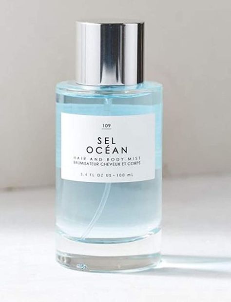 Amazon.com : Gourmand Sel Ocean Hair + Body Mist 3.4 Fl.Oz! Blend Of Honeysuckle, Muguet And Pink sea salt! Perfumed Hair & Body Mist For All Day Long-Lasting Freshness! Choose Your Scent! (Ocean) : Beauty Coconut Perfume, Ocean Hair, Ocean Scent, Ocean Beauty, Fresh Perfume, Pink Sea Salt, Blue Perfume, Perfume Bottle Design, Pink Sea