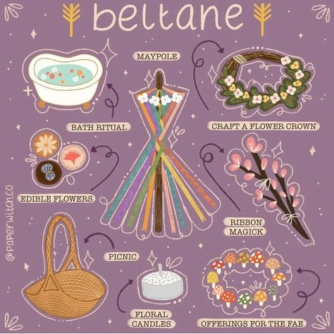 Beltane Outfit Ideas, How To Celebrate Beltane, Beltane Crystals, Beltane Decor, Beltane Traditions, Imbolc Aesthetic, Ostara Aesthetic, Litha Aesthetic, Beltane Recipes