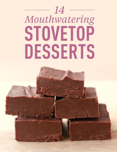 Stovetop Desserts - 14 Mouthwatering Stovetop Desserts Stovetop Baking Recipes, Stovetop Dessert Recipes, Stove Top Cookies Recipes, Easy No Oven Desserts, Stove Desserts, Stovetop Cake, Stovetop Cookies, Stovetop Desserts, No Oven Desserts