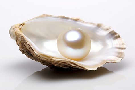 Pearl In Oyster, Oyster And Pearl, Shell With Pearl, Oyster Jewelry, Pearl Photography, Lucky Wallpaper, Pearl Accessories, Oyster Pearl, Grain Of Sand