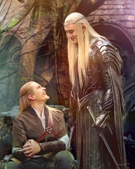 Legolas Father, Legolas Thranduil, Lotr Legolas, Legolas And Tauriel, Lotr Cast, Lotr Elves, Legolas And Thranduil, Lotr Funny, The Hobbit Movies