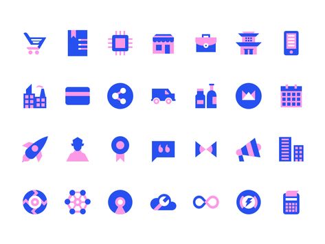 Icons for Webkul Website Marketing Icon, Icon Design Inspiration, Flat Design Icons, Graphic Design Assets, Brand Icon, Travel Icon, Flat Icons, Web Icons, Website Inspiration