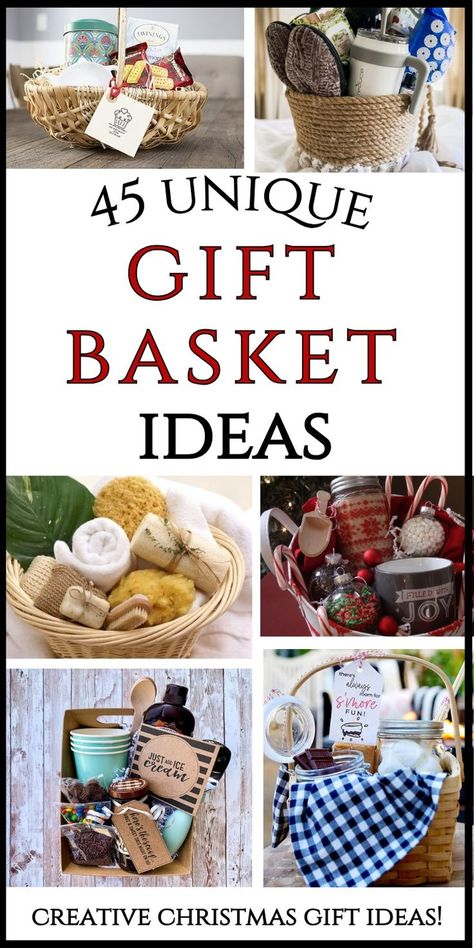 12 Days of Christmas, Day #6 - Homemade Gift Ideas for Family and Friends Homemade Christmas Gift Baskets, Inexpensive Diy Christmas Gifts, Diy Gift Basket Ideas, Cheap Homemade Gifts, Diy Christmas Baskets, Diy Gift Basket, Family Gift Baskets, Homemade Gift Baskets, Christmas Gift Baskets Diy