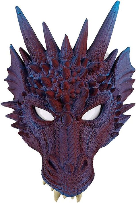 Realistic Dragon, Carnival Christmas, Animal Halloween Costumes, Teen Halloween, Dragon Mask, Halloween Party Costume, Dragon Kid, Dragon Face, Scary Animals