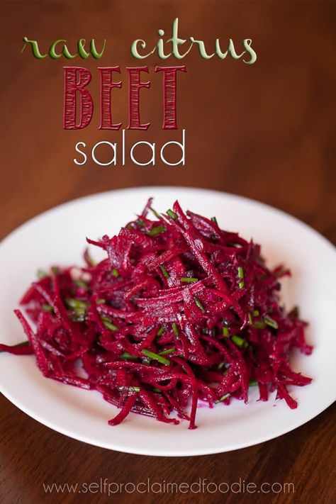 سلطة البنجر, Beet Salad Recipe, Beet Salad Recipes, Raw Beets, Beet Recipes, Vegan Side Dishes, Raw Food Diet, Super Food, Beet Salad