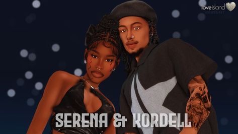 Serena & Kordell DL (Love Island S6 Winners) Sims 4 | Patreon Custom Sims, Sims Patreon, Sims 4 Patreon, Sims 4 Teen, Sims 4 Builds, Sims 4 Cas, Sims 4 Build, Love Island, Cc Sims