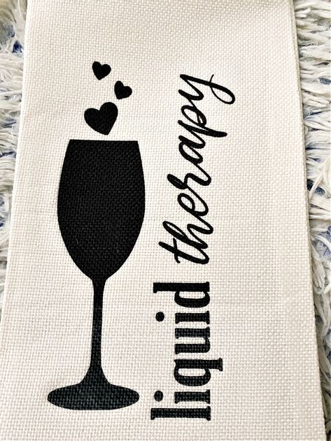 Wine Bag Sayings Svg, Wine Bag Svg Free, Cricut Wine Bag Ideas, Wine Bags Ideas, Wine Bag Sayings, Cricut Tea Towels, Wine Bag Quotes, Liquor Bags, Wine Bag Svg