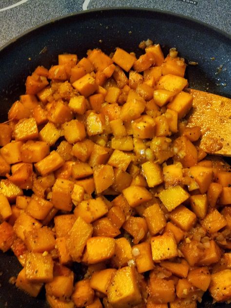 Sautéed Butternut Squash, Butternut Squash Sauteed, Sauteed Butternut Squash Recipes, Pku Recipes, Sauteed Butternut Squash, Butternut Squash Cooking, Butternut Squash Recipes Roasted, Squash Fries, Butternut Squash Sauce