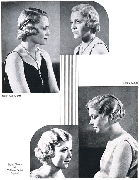 1930s vintage hairstyle accessories. from the American Hairdresser Magazine May 1931. Bobby Pin Blog Hairstyle 90s, Hairstyle Accessories, 1930s Hair, Retro Updo, Vintage Hairstyle, Vintage Hairstyles Tutorial, Patron Vintage, Vintage Waves, Cheap Beauty Products