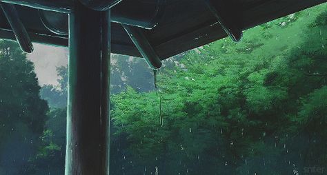 The 20 Most Beautiful Animated Rain Gifs - Positive Energy Anime Rain Gif, Rain Gifs, Animated Rain, Rain Animation, Falling Gif, Gifs Anime, Rain Gif, Rain Falling, Garden Of Words