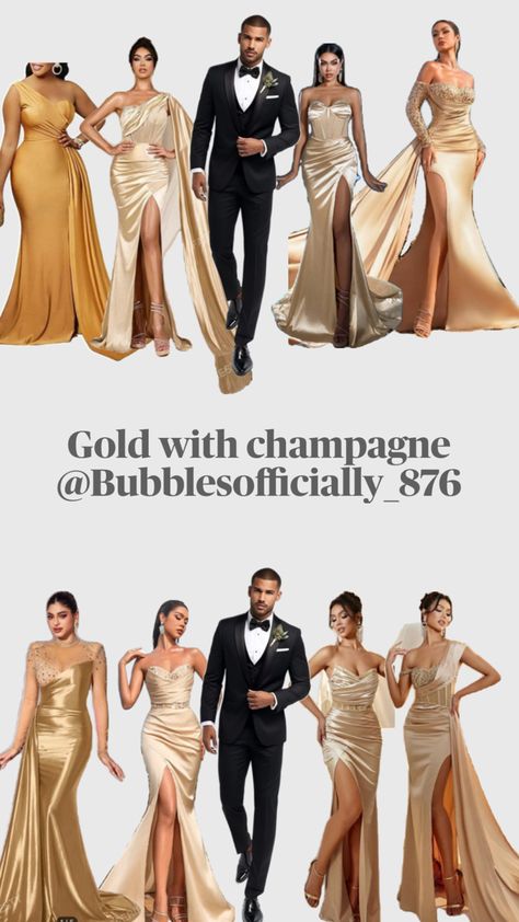 #bridemaids #champagne Champagne Gold Bridesmaid Dresses, Gold Dresses, Champagne Bridesmaid Dresses, Champagne Bridesmaid, Gold Bridesmaid Dresses, Gold Bridesmaids, Champagne Gold, Gold Dress, Champagne