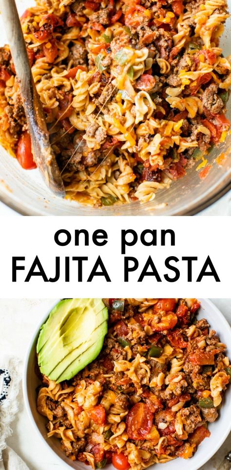 Bbq Beef Fajita Linguine, Ground Beef Fajita Pasta, Creamy Vegan Fajita Pasta, Recipes With Fajita Meat, What To Make With Fajita Meat, Beef Fajita Pasta Recipe, Steak Fajita Pasta Recipe, Recipes With Beef Fajita Meat, Leftover Beef Fajita Meat Recipes