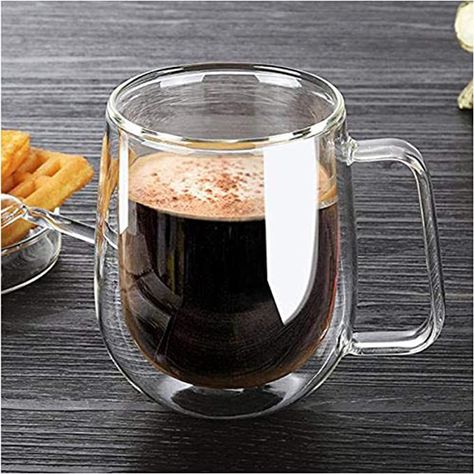 Best glass coffee mugs Healthy Coffee, Double Wall Glass, Glass Coffee Cups, Insulated Coffee Mugs, Long Drink, Double Glass, Coffee Cup Set, Glass Coffee Mugs, Heat Resistant Glass