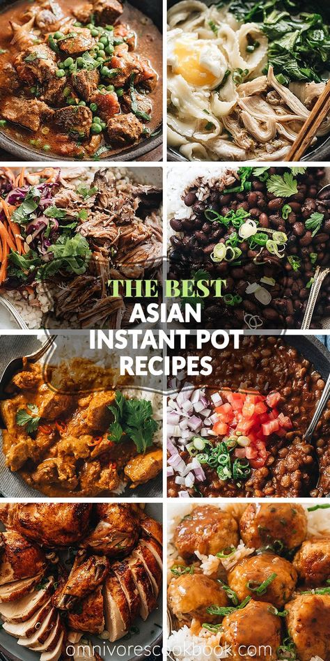 The Best Asian Instant Pot Recipes - Need a healthy and delicious meal fast? These Instant Pot recipes are sure to satisfy your cravings for Asian cuisine! Asian Instant Pot Recipes, Recipes Japanese Food, Instant Pot Asian Recipes, Recipes Japanese, Instant Pot Pork Chops, Vegetable Soup Healthy, Asian Dinner Recipes, Instant Pot Pork, Instant Pot Dinner Recipes