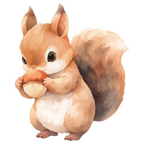 Autumn Cat Drawing, Cartoon Squirrel Drawing Easy, Squrriel Cute Art, Cute Squirrel Drawing, Cute Squirrel Cartoon, Drawing Squirrel, Squirrel Cute, Squirrel Drawing, Cartoon Squirrel